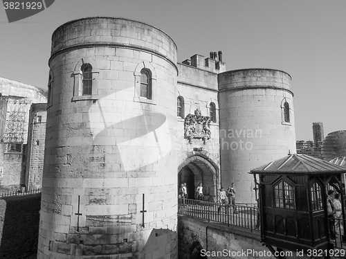 Image of Black and white Tower of London