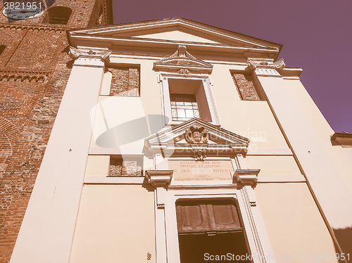 Image of Santa Maria church in San Mauro vintage