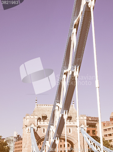 Image of Tower Bridge London vintage