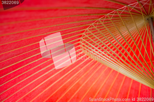 Image of Japanese red umbrella