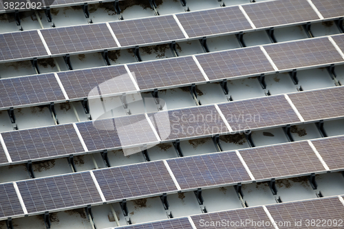 Image of Solar power plant on roof top