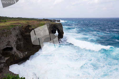 Image of Manzamo Cape in Okinawa, Japan