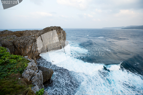 Image of Sea and cliff