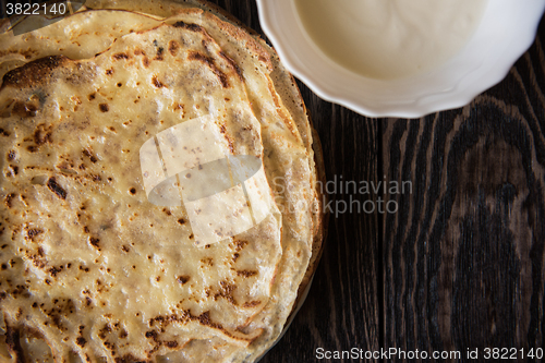 Image of Fried tasty pancakes 