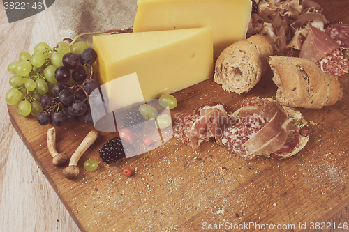 Image of Food set on the table