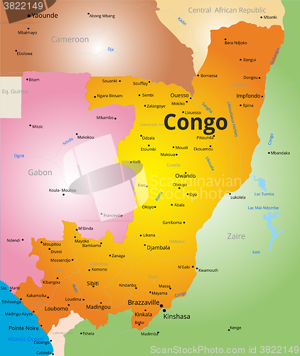 Image of color map of Congo