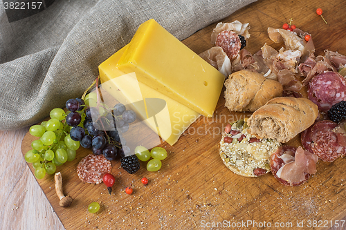 Image of Food set on the table