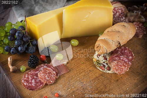 Image of Food set on the table