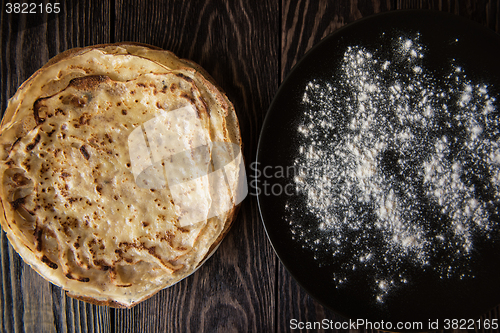 Image of Fried tasty pancakes 