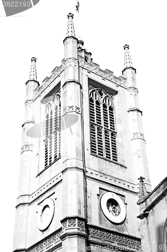 Image of   westminster  cathedral in london england old  construction and