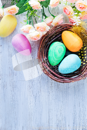 Image of decorative painted Easter eggs