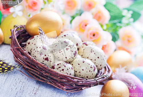 Image of decorative painted Easter eggs