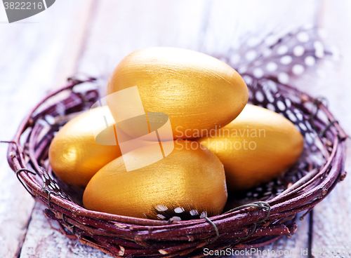 Image of easter eggs
