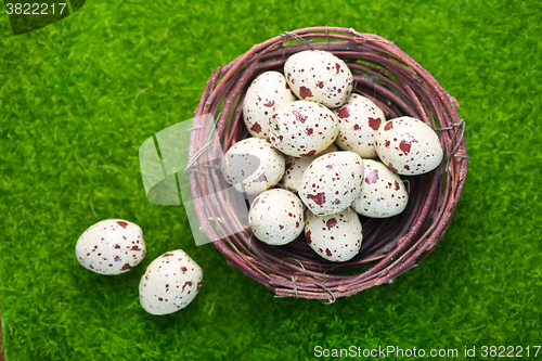 Image of decorative painted Easter eggs