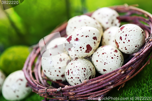 Image of decorative painted Easter eggs