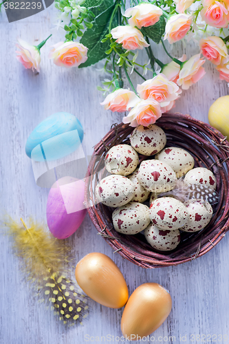 Image of decorative painted Easter eggs