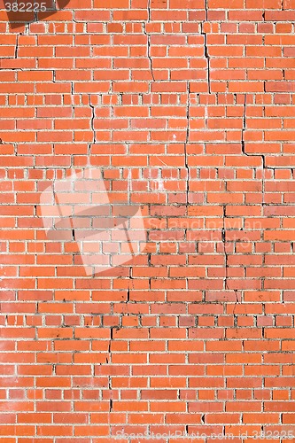 Image of brick wall cracks