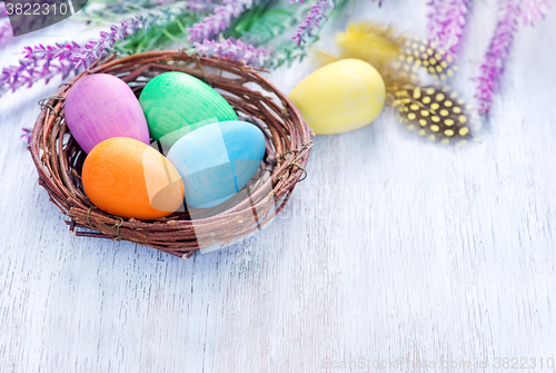 Image of decorative painted Easter eggs