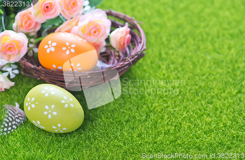 Image of easter eggs