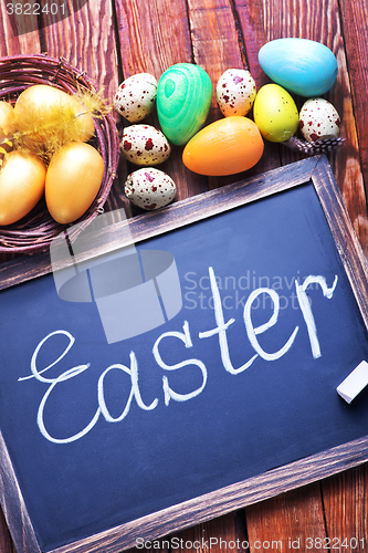 Image of easter eggs