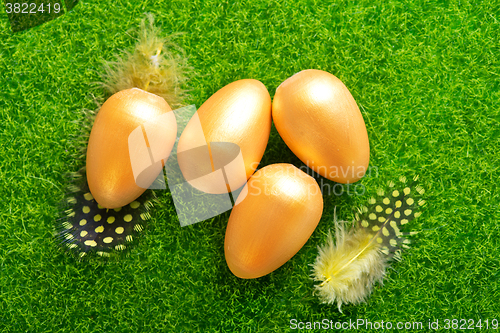 Image of decorative painted Easter eggs