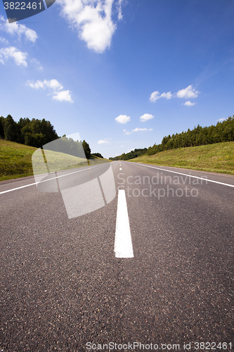 Image of the asphalted road 