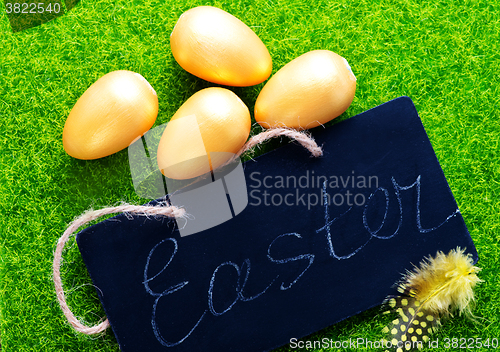 Image of decorative painted Easter eggs