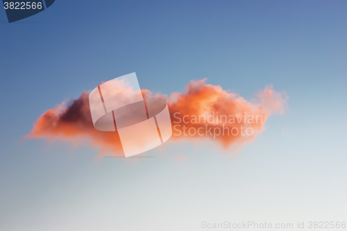 Image of Single cloud in the sky