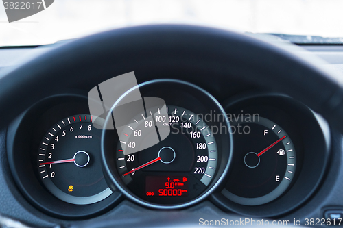 Image of Dashboard of car