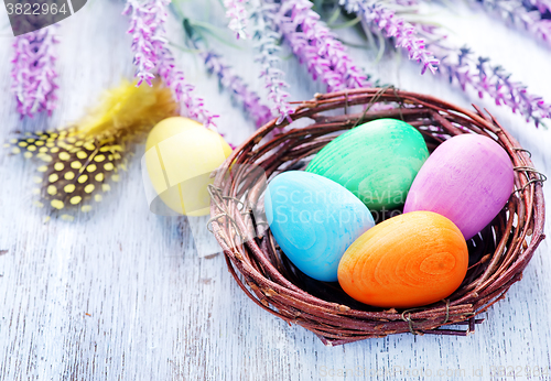 Image of decorative painted Easter eggs