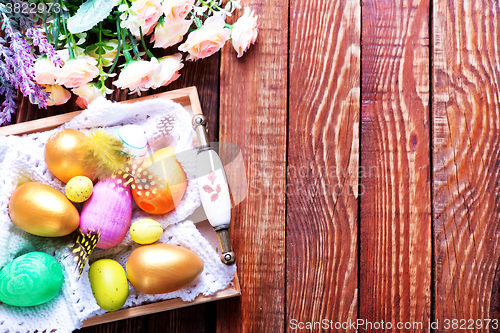 Image of easter eggs