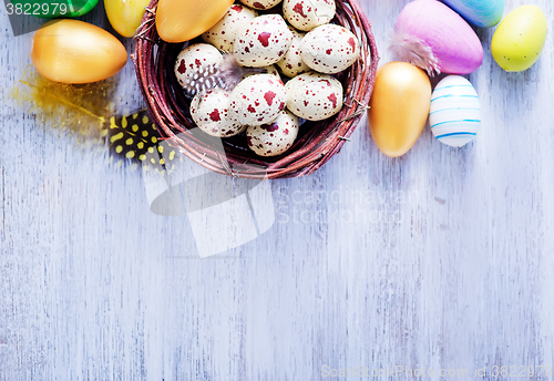 Image of decorative painted Easter eggs