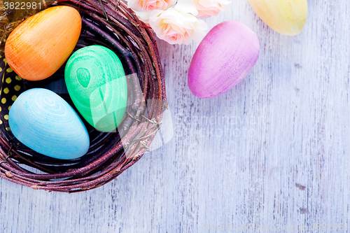 Image of decorative painted Easter eggs