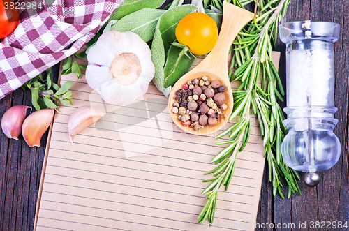 Image of aroma herb and spice