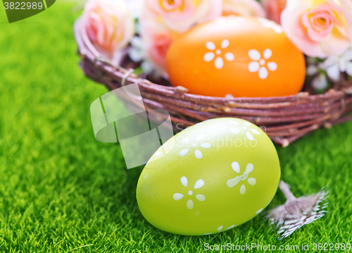 Image of easter eggs