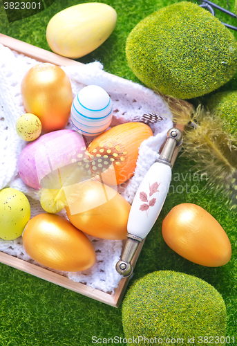 Image of easter eggs