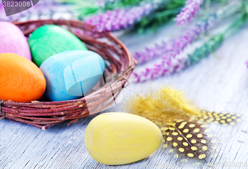 Image of decorative painted Easter eggs