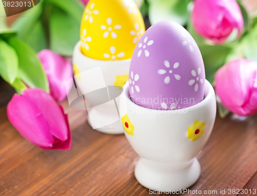 Image of easter eggs