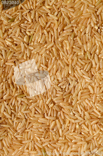 Image of brown rice uncooked