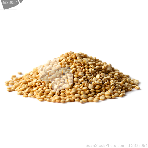 Image of white quinoa seeds