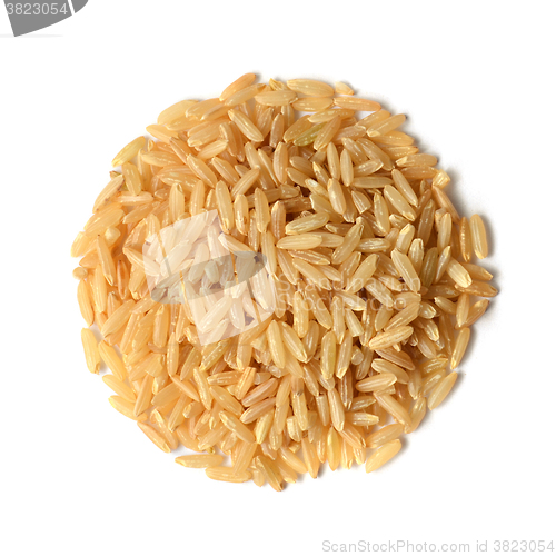 Image of brown rice uncooked