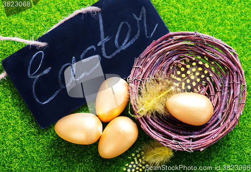 Image of decorative painted Easter eggs