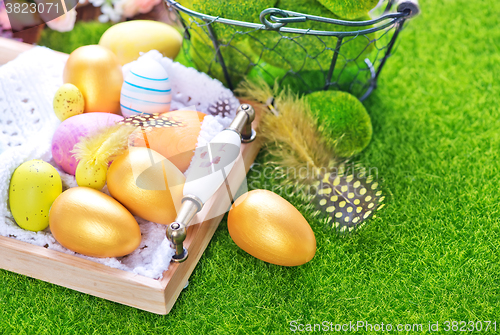 Image of easter eggs
