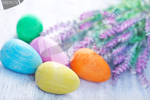 Image of decorative painted Easter eggs