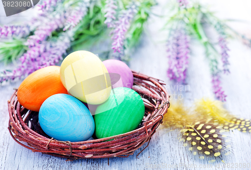 Image of decorative painted Easter eggs