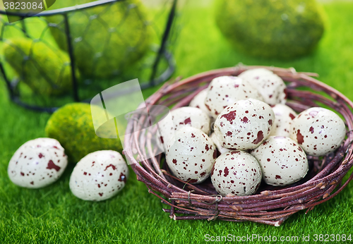 Image of decorative painted Easter eggs