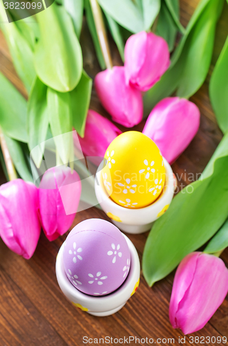 Image of easter eggs