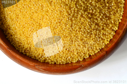 Image of raw yellow millet