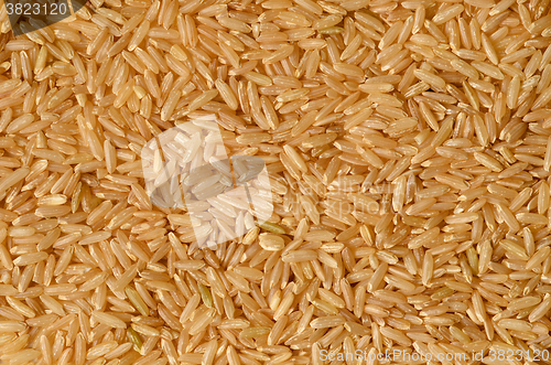 Image of brown rice uncooked