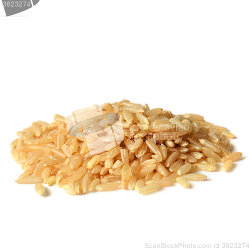 Image of brown rice uncooked